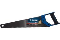 Ножовка универсал (пила) ЗУБР МОЛНИЯ-3D 450 мм, 3D зуб, 