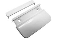 Ручка балконная полимер (Белая) (Металлист)