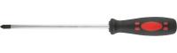 Отвертка 'Стандарт', CrV сталь, прорезиненная черно-красная ручка  6 х 150 мм PH2