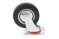 Колесо поворотное диам 160мм крепление к платформ.