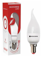 Лампа св/д LED 3вт свеча Е27 4500К  ЭКОНОМКА