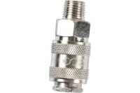 Соединение быстросъем. МАМА x нар.резьба 1/4' сталь ECO 