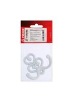 Крючок-вешалка №41 белый