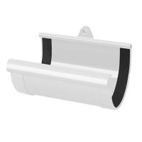 Кронштейн трубы белый 75мм