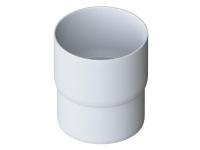 Муфта желоба белая 90мм