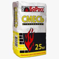 Смесь печная огнеупорно- кладочная 25кг