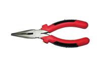 Тонконосы 'Стандарт', красно-черные пластиковые ручки, полированная сталь 165 мм