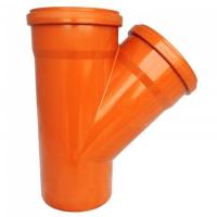 Тройник 160х110  45* KZ рыж. цв.