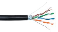 Кабель FTP 4 пары cat Cu  витая пара в экране для нар работ 