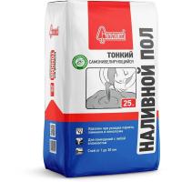 Наливной пол Тонкий  цементный 25кг Старатели