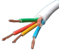 Провод ПВС 5*4 бел.