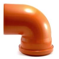 Отвод 110х90* рыж.