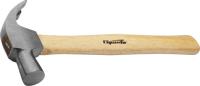 Молоток-гвоздодер, 225 г, боек 22 мм, деревянная рукоятка// SPARTA	