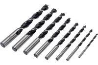 Набор сверел по дереву, 8шт  (3-4-5-6-7-8-9-10мм)