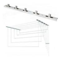 Сушилка для белья 2800мм Лиана потолочная (5 ст.)