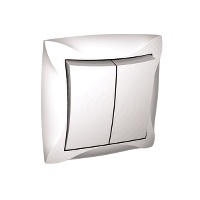 Выключатель 2кл   дуэт вн.пров.