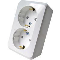 Розетка 2 о/п б/з Фазенда