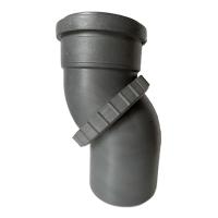 Отвод поворотный универс. д=110