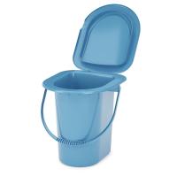 Ведро-туалет 18л голубой