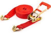 Ремень для крепления груза, храповый механизм 230 мм, лента 55 мм x 12 м, 5000 / 10000 кг (РК1012)