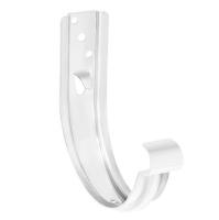 Кронштейн желоба белый 90мм
