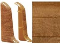 081 Торец левый д/плинтуса тиковое дерево