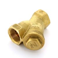 Фильтр косой сетчатый латунь 1'