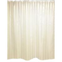 Занавеска для ванной 1800х2000 полиэстер бежевая полоски (S-01820D)