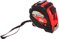 Рулетка Status Magnet 3 fixations,10 м х 32 мм,обрезиненный корпус,зацеп с магнитом Matrix