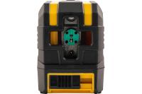 Лазерный уровень LX 03 Green, 30 м, 520 нм, резьба 1/4' Denzel