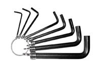 Ключи шестигранные на кольце, 8шт (2-10мм)