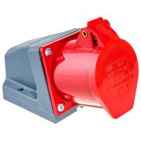 Розетка 124 стац 3Р+РЕ 32А 380В IP44 ИЭК