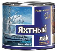 Лак яхтный глянцевый бесцветный 6л Радугамалер