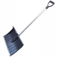 Лопата пластиковая 'Богатырь с пл. 500х375мм c алюм.черенком