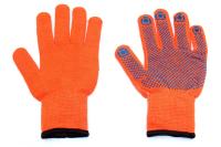 Перчатки акрил. с ПВХ точка  супер люкс зима