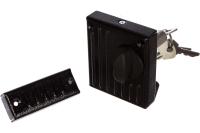 Замок накладной ЗН1-2 черн.Зенит(ЗН1-2.1)