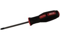 Отвертка двухцвет.противоскольз.ручка, магн.кончик 6х100мм, крест РН2