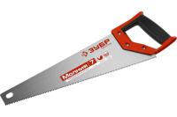 Ножовка универсал (пила) ЗУБР МОЛНИЯ-7 450 мм,закалка рез вдоль и поперек