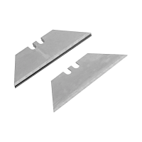 Лезвия, 19 мм, сталь SK5 - 0,6 мм, трапециевидные, 5 штук Denzel