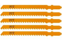 Полотна д/электролобзика/дерево, евро.хвост., усил.сталь, 10Т 5шт 