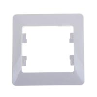 Рамка 1-постовая GLOSSA Белый (к 27662)