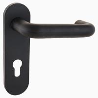 Комплект ручек Аллюр РН 008 черн д/противопожарных замков