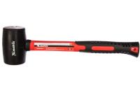 Киянка резиновая, 225 г, черная резина, фибергласовая рукоятка Matrix