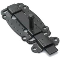 Задвижка дверная ЗД-100-Пл-Т53 (черная)