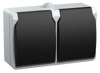 Розетка 2-м с з/к IP54 РСб22-3-ФСр 'ФОРС' IEK