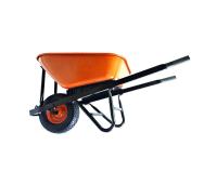 Тачка строительная 1-колесная Тигр 150л усиленная, колесо 6,0*60-20