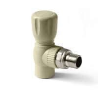 Кран шаровый д/радиатора угл.20 х 1/2