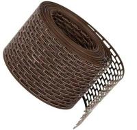 Вентиляционная лента карниза ПВХ 5м*10см белая