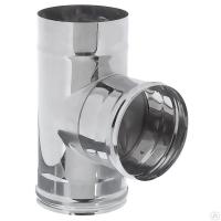 Тройник 90* (нерж. зерк 0,5мм) 115диам