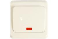 Выключатель 1-кл с индикацией встраиваемый белый ВС10-005b 'Этюд'